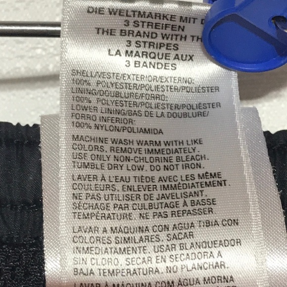 ADIDAS Track Pants, Black - Picture 6 of 6